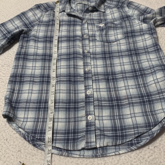 Abercrombie Kids Girls Flannel Button-Up, EUC, Size 9/10 - Picture 5 of 10